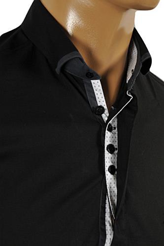 Mens Designer Clothes | DOLCE & GABBANA Men's Dress Shirt In Royal Blue #449